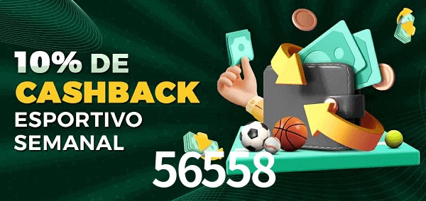 10% de bônus de cashback na 56558